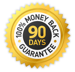 Pulmo Balance 90-day 100% money-back guarantee badge