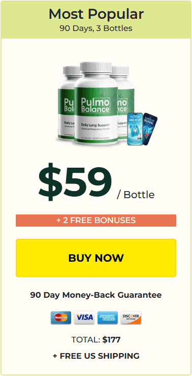 Pulmo Balance oredr 3 bottles